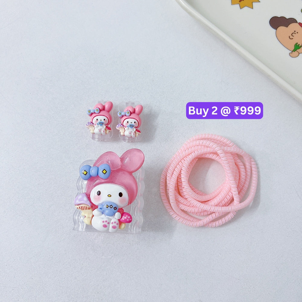 3D Cute Cartoon Doll Charger Case
