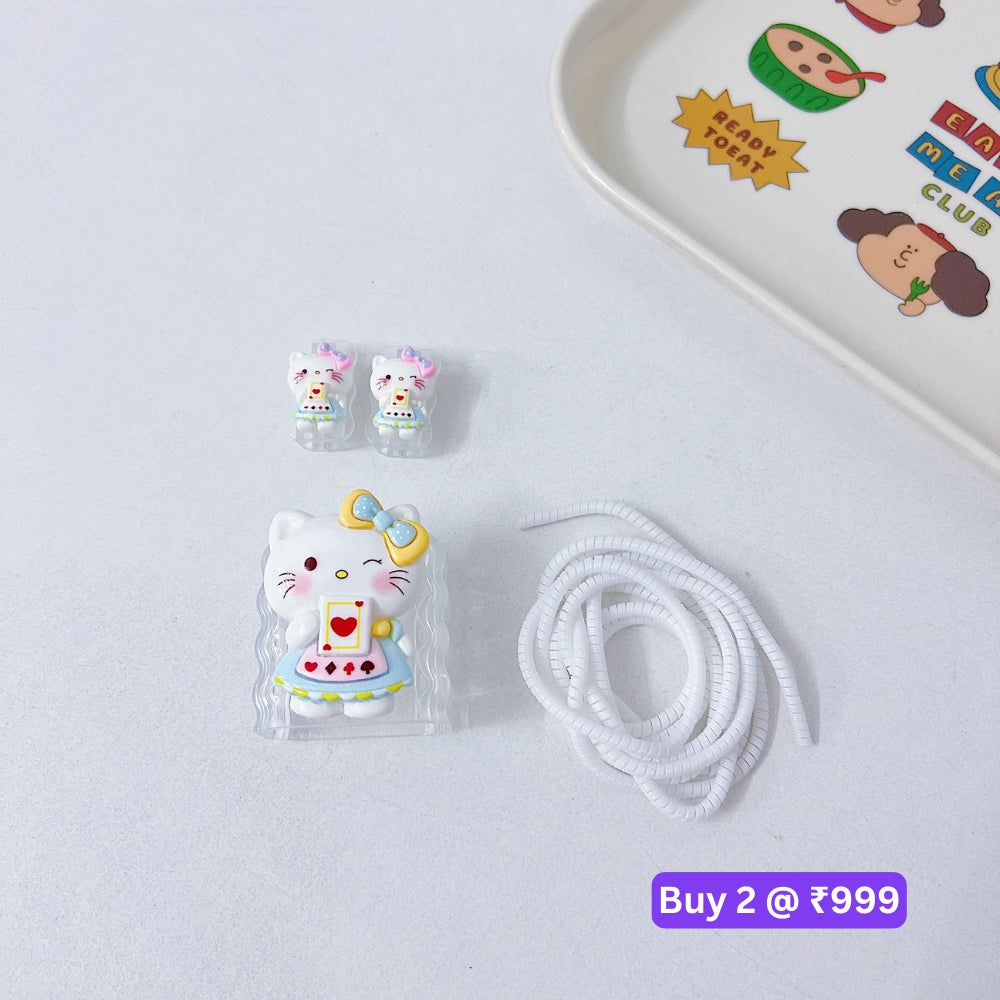 3D Cute Cartoon Doll Charger Case