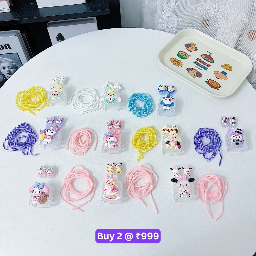 3D Cute Cartoon Doll Charger Case