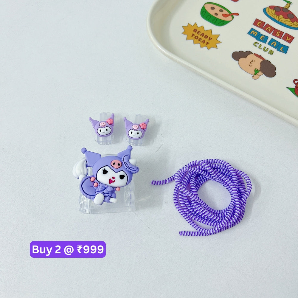 3D Cute Cartoon Doll Charger Case