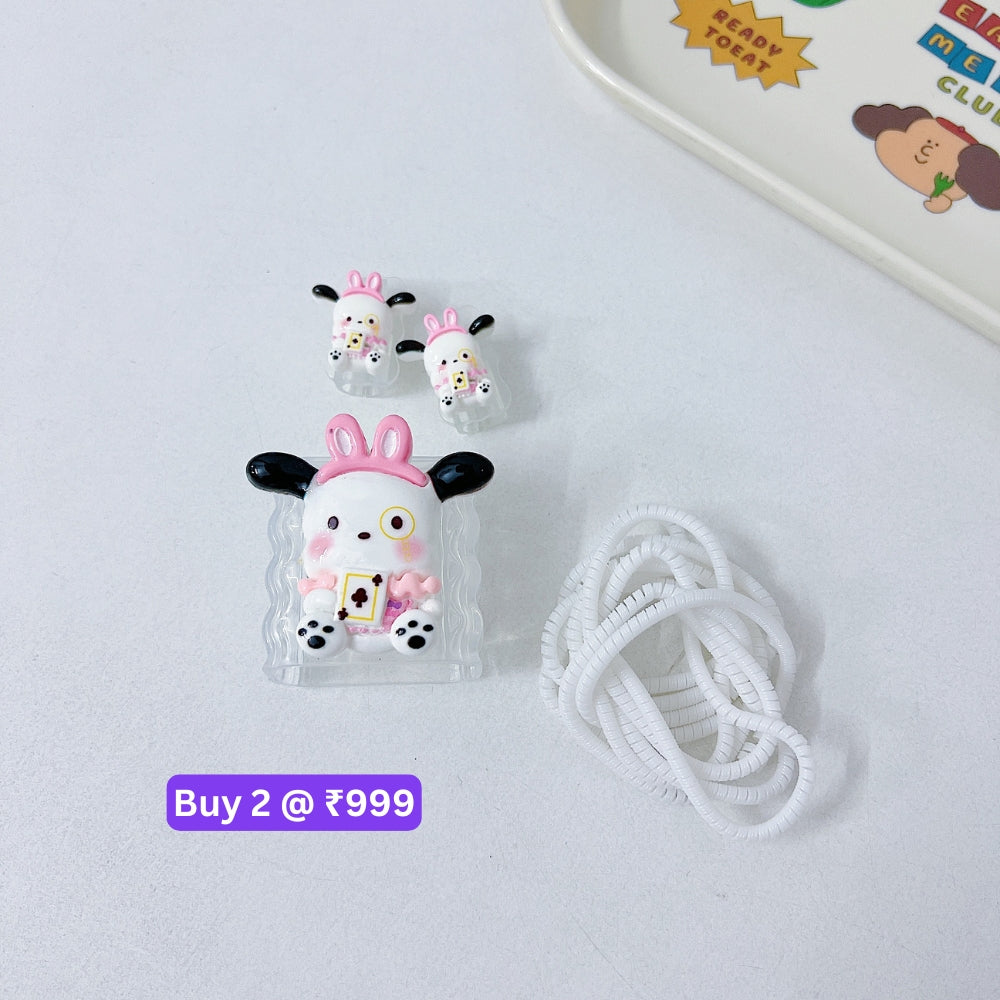 3D Cute Cartoon Doll Charger Case