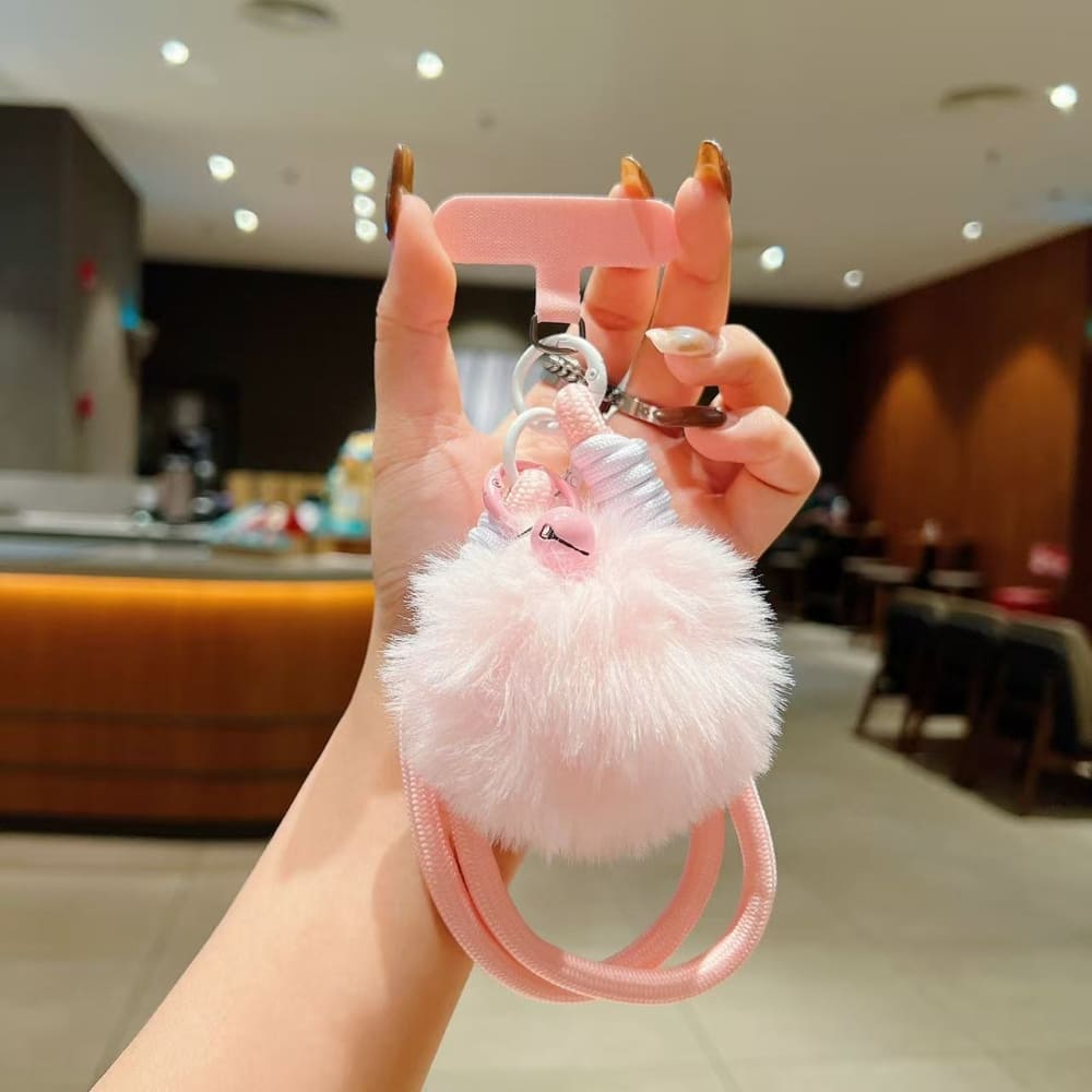 Charmi Plush Fluffy Loop Phone Charm