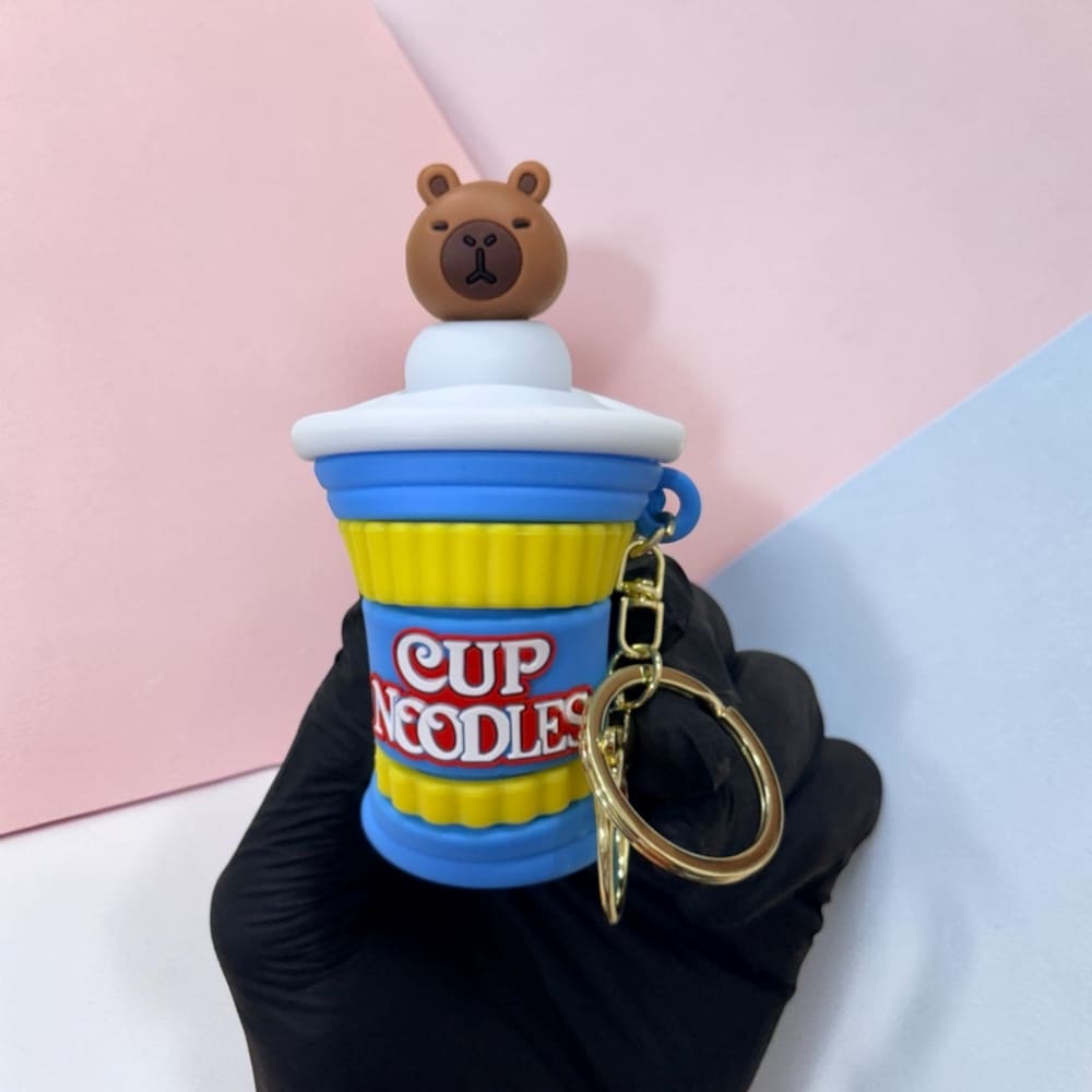 Cup Noodles Bowl Keychain | Handbag Charm | Phone Charm