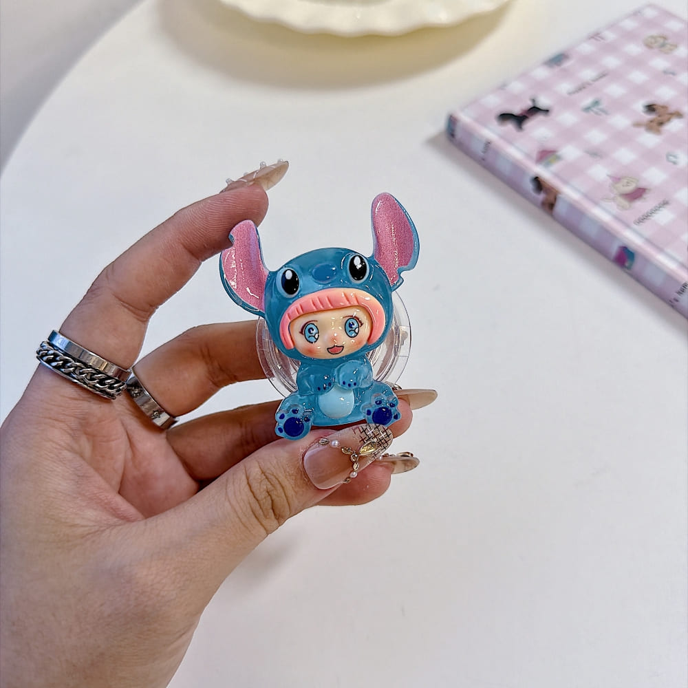 Cute Bloom Character Mobile Grip Phone Stand