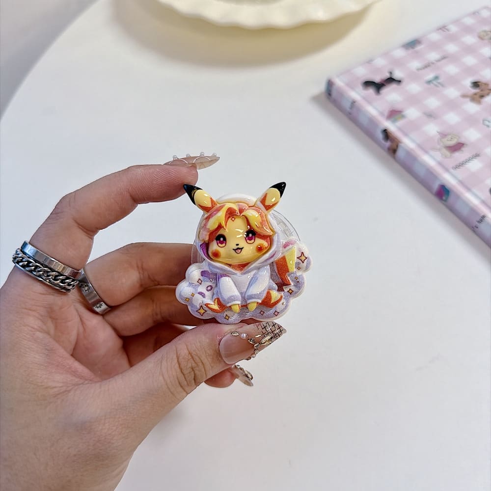 Cute Bloom Character Mobile Grip Phone Stand