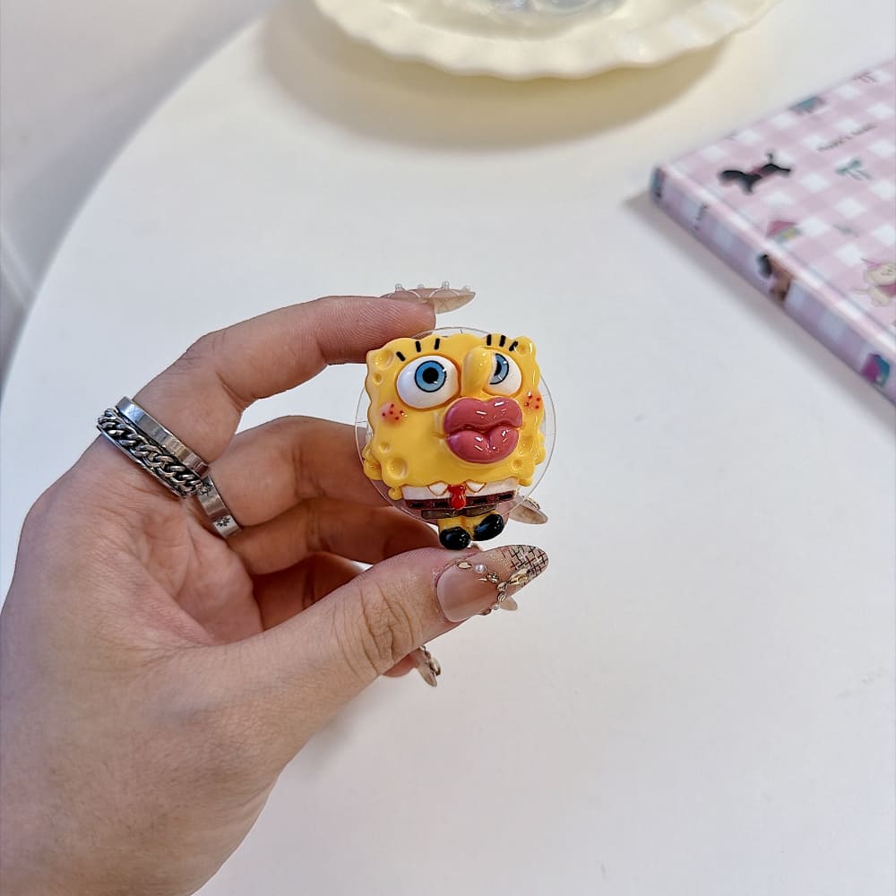Cute Bloom Character Mobile Grip Phone Stand