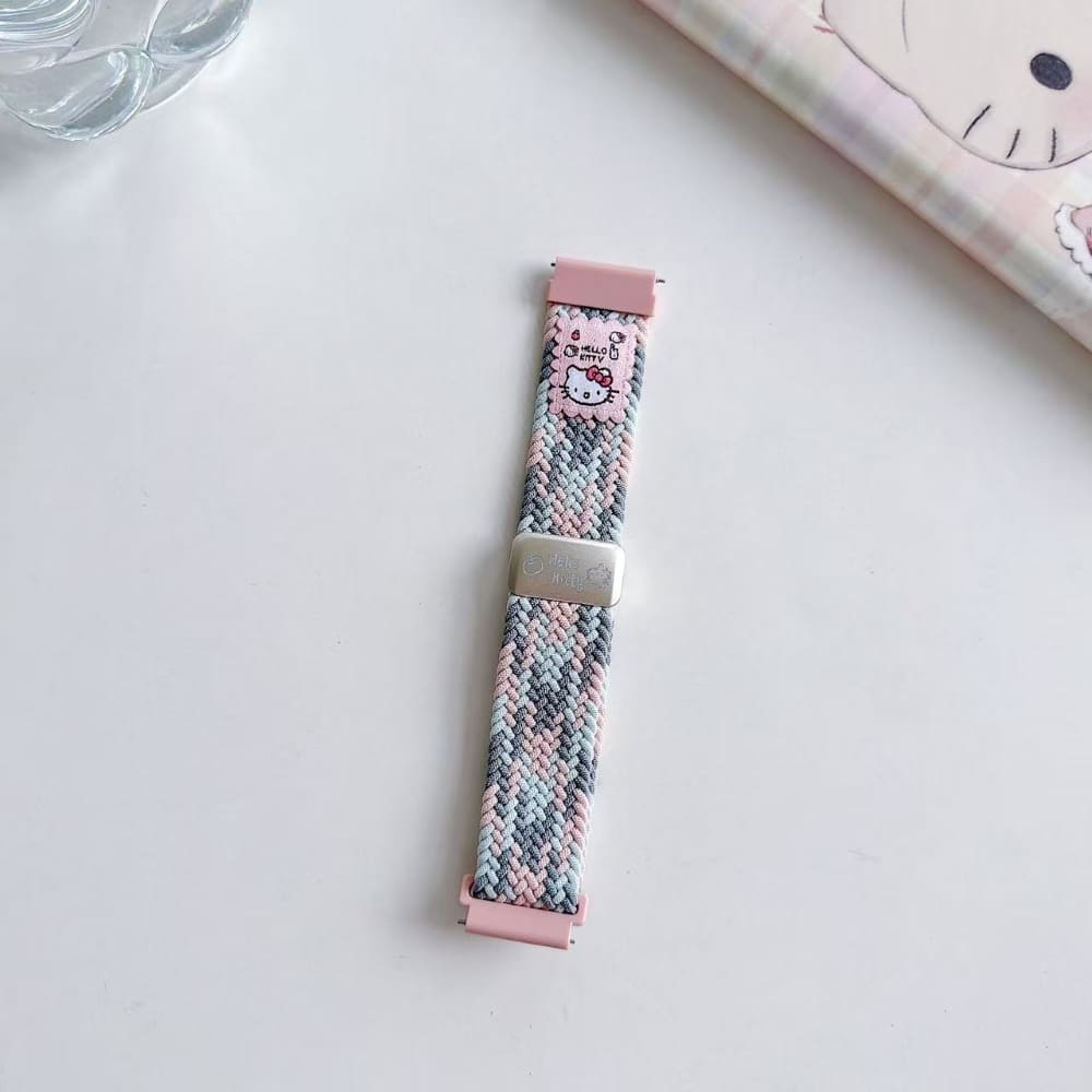 Cute Puppy Braided Nylon Watch Belt