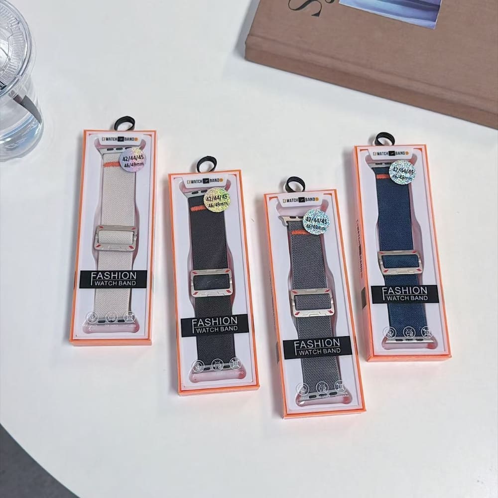 Fashion Pure Color Nylon Watch Belt