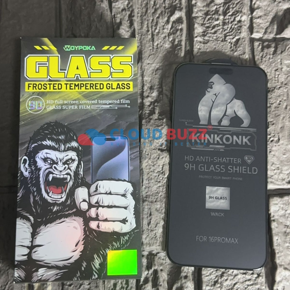 Matte HD Anti-Shatter 9H Shield Frosted Tempered Glass
