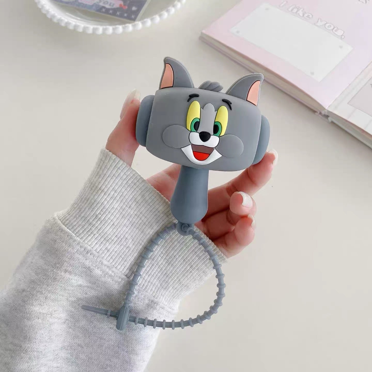 Hammer Face Character Keychain | Handbag Charm | Phone Charm