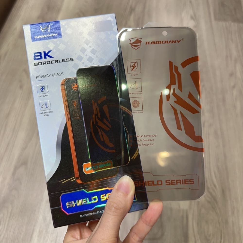 KAMOVNY 8K Borderless Privacy Tempered Glass