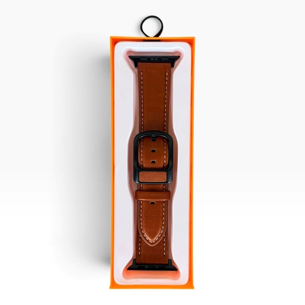 Leather Retro Business Style Watch Belt