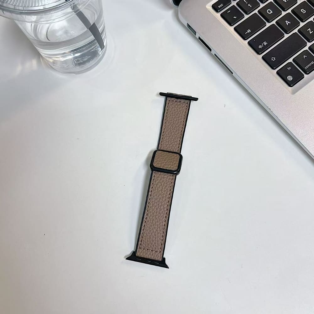 Magnetic Soft Leather Watch Belt