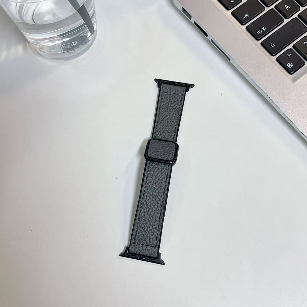 Magnetic Soft Leather Watch Belt