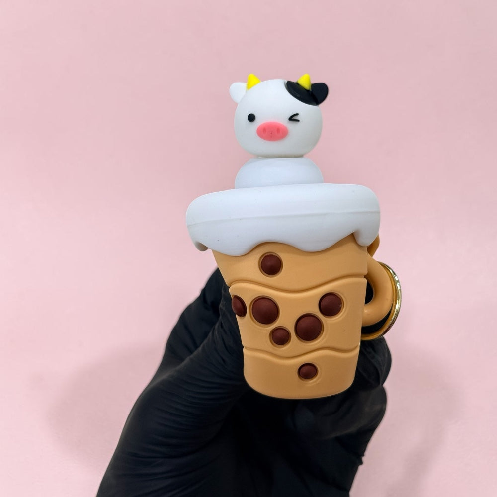 Milk Tea Cup Keychain | Handbag Charm | Phone Charm