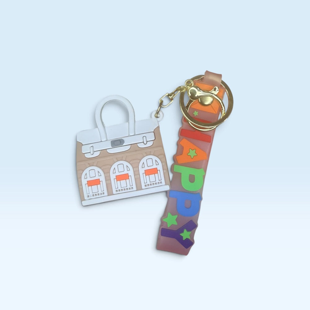 Mini Handbag Style Keychain | Handbag Charm | Phone Charm