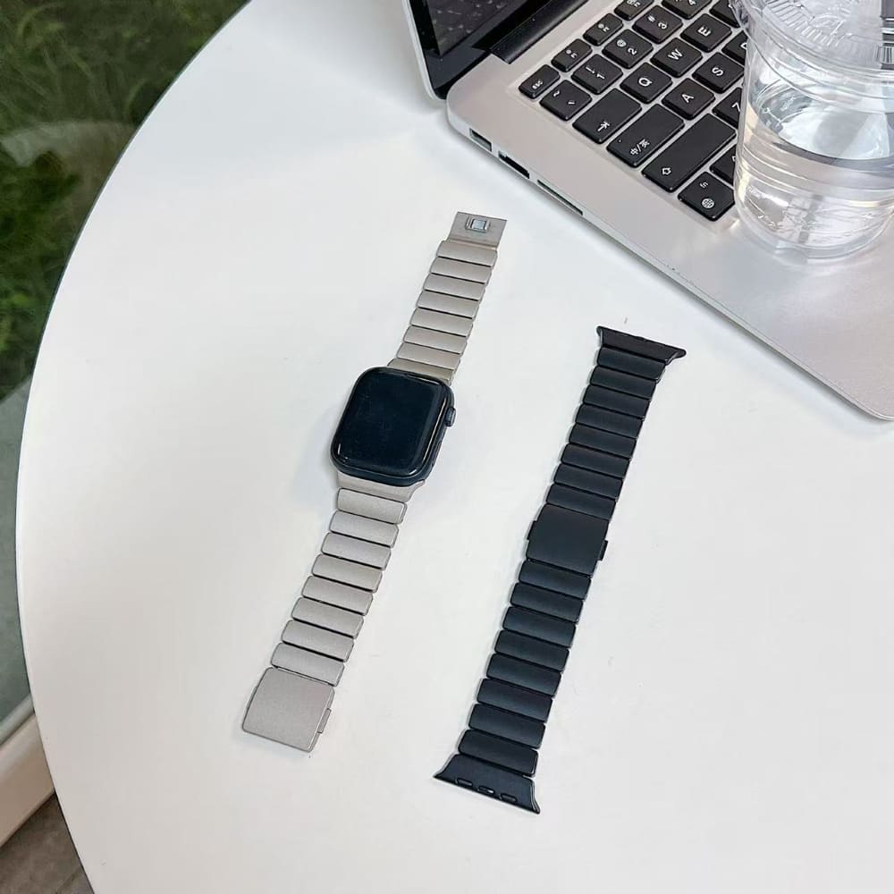 Premium Titanium Adjustable Metal Watch Belt