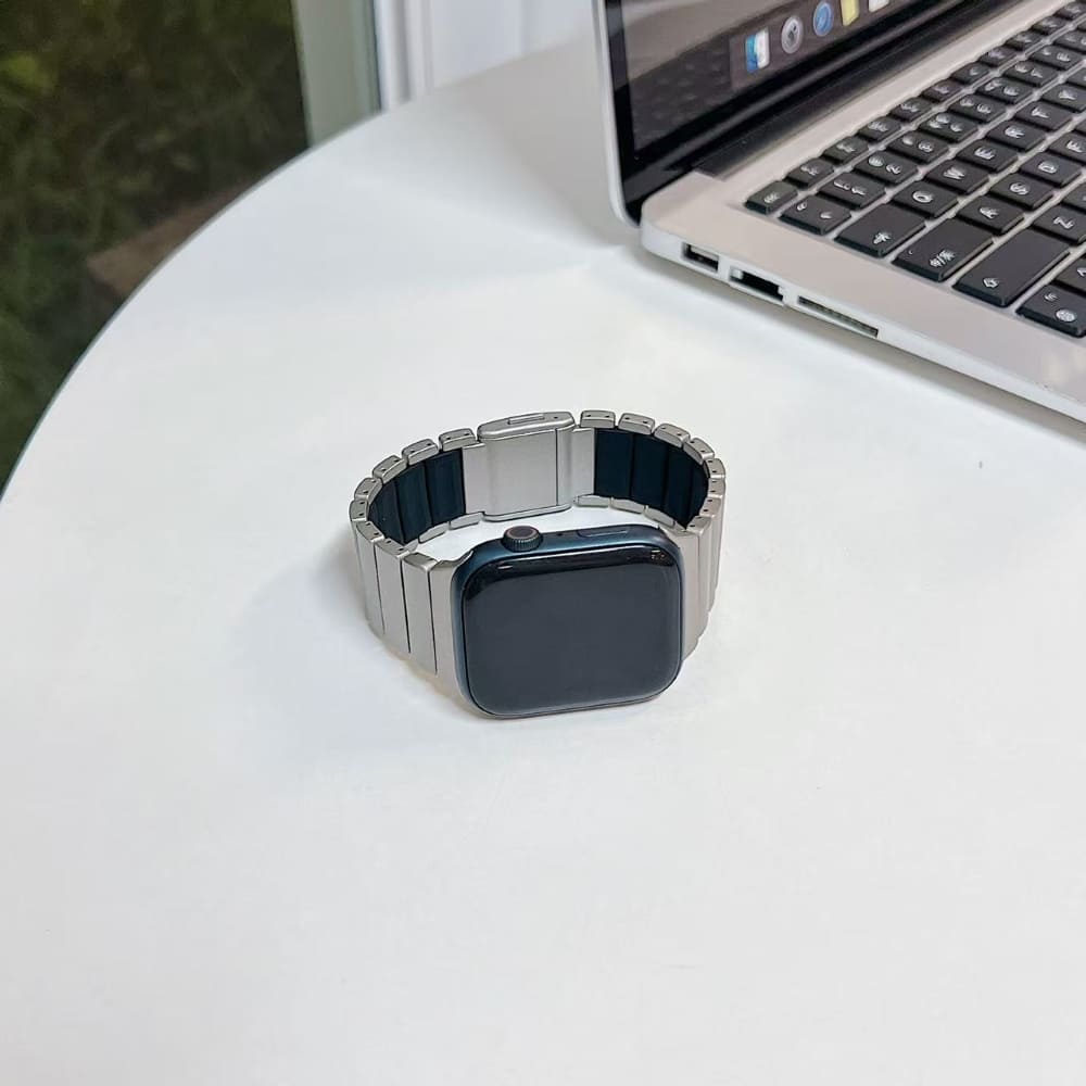 Premium Titanium Adjustable Metal Watch Belt