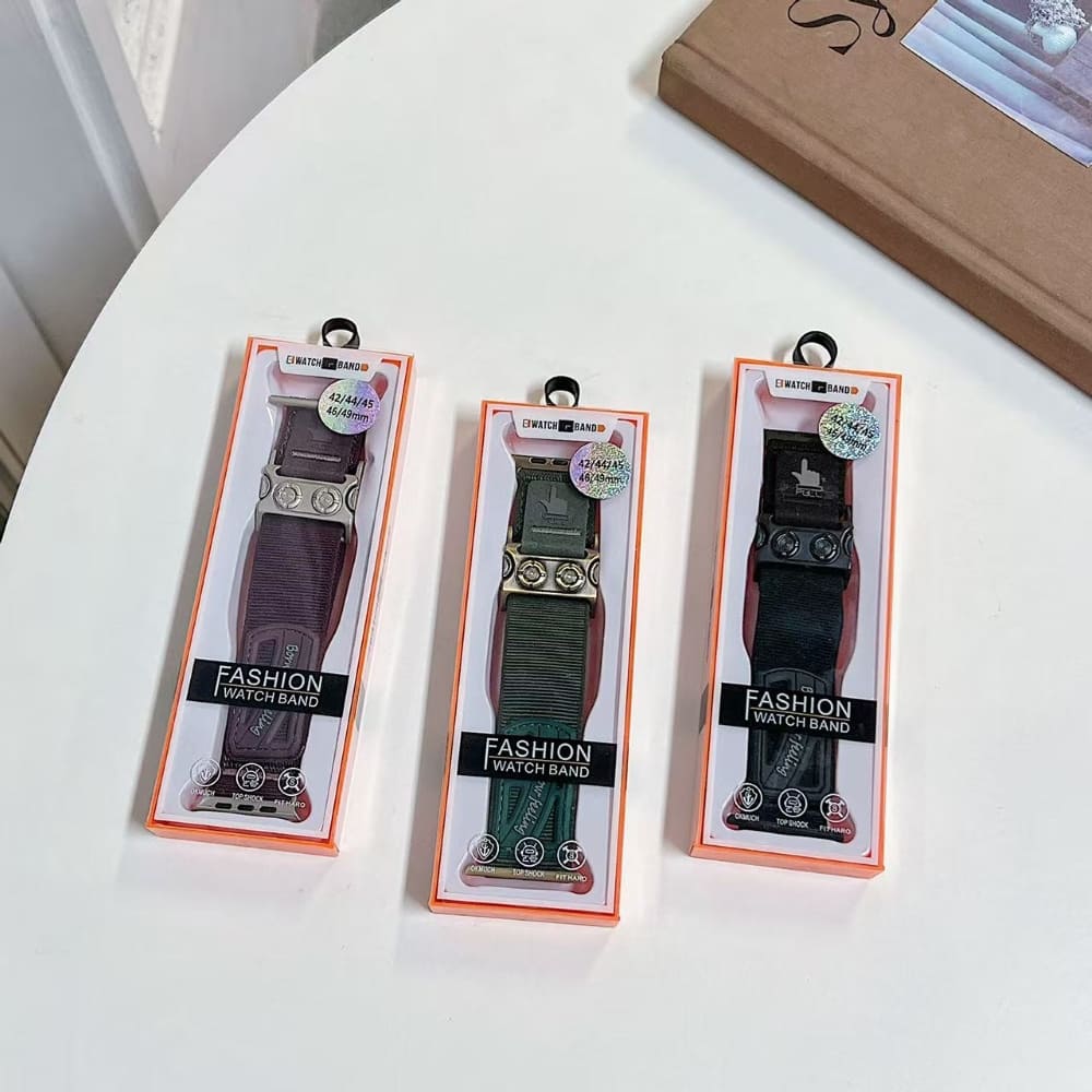 Rugged Magnetic Nylon Watch Belt