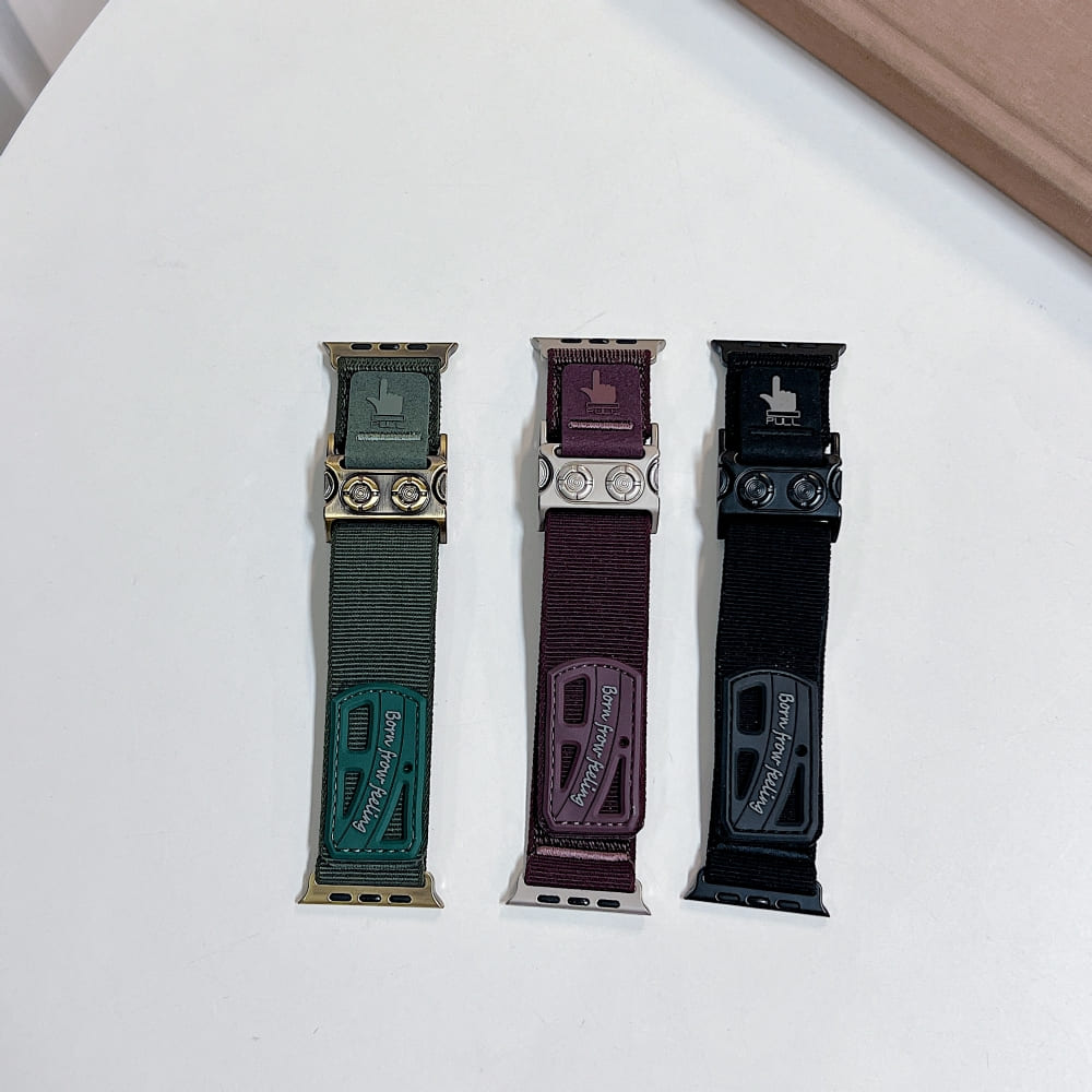 Rugged Magnetic Nylon Watch Belt