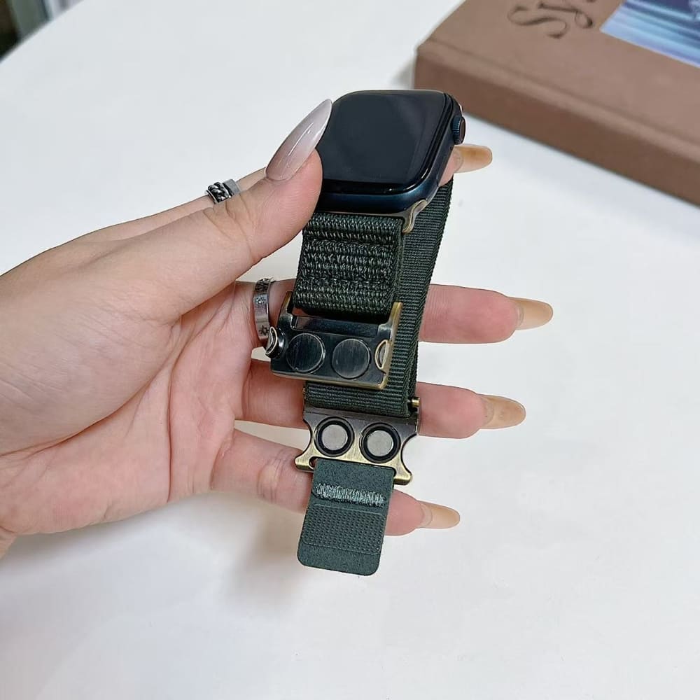 Rugged Magnetic Nylon Watch Belt