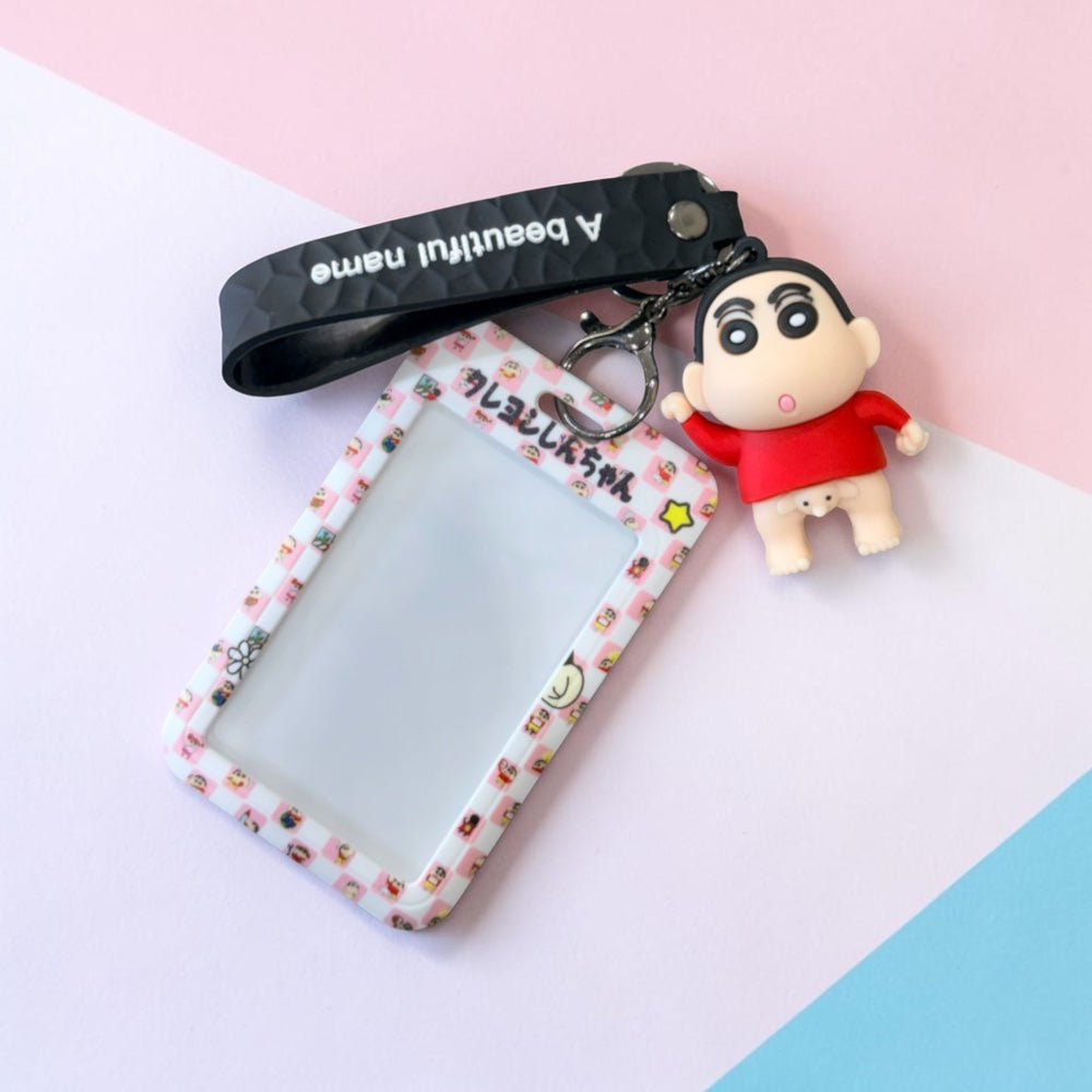 Shinchan Character Work ID Card Holder