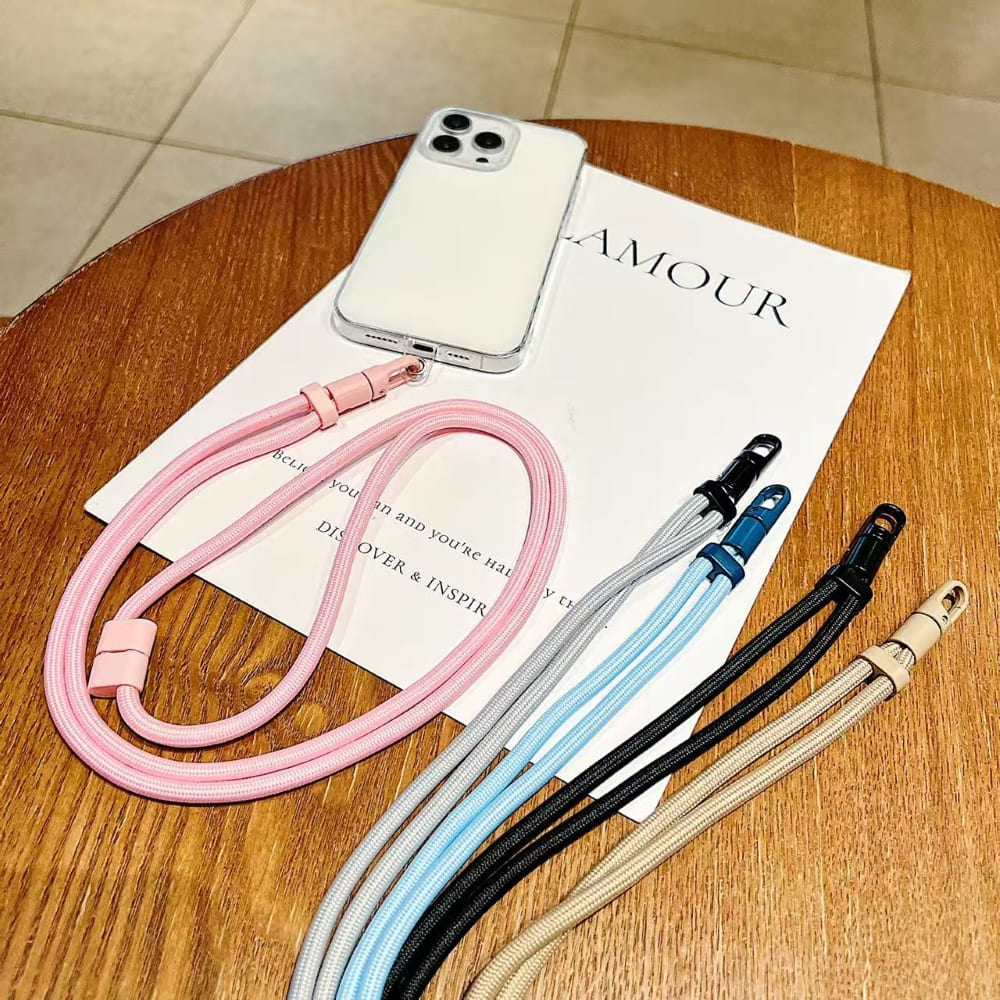 Sleek and Chic Blush Phone Chain | Phone Strap