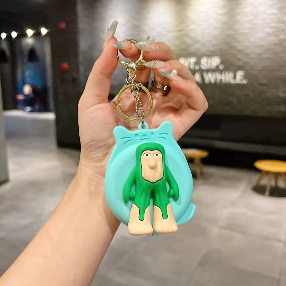 Sparkle Mirror Comb Keychain