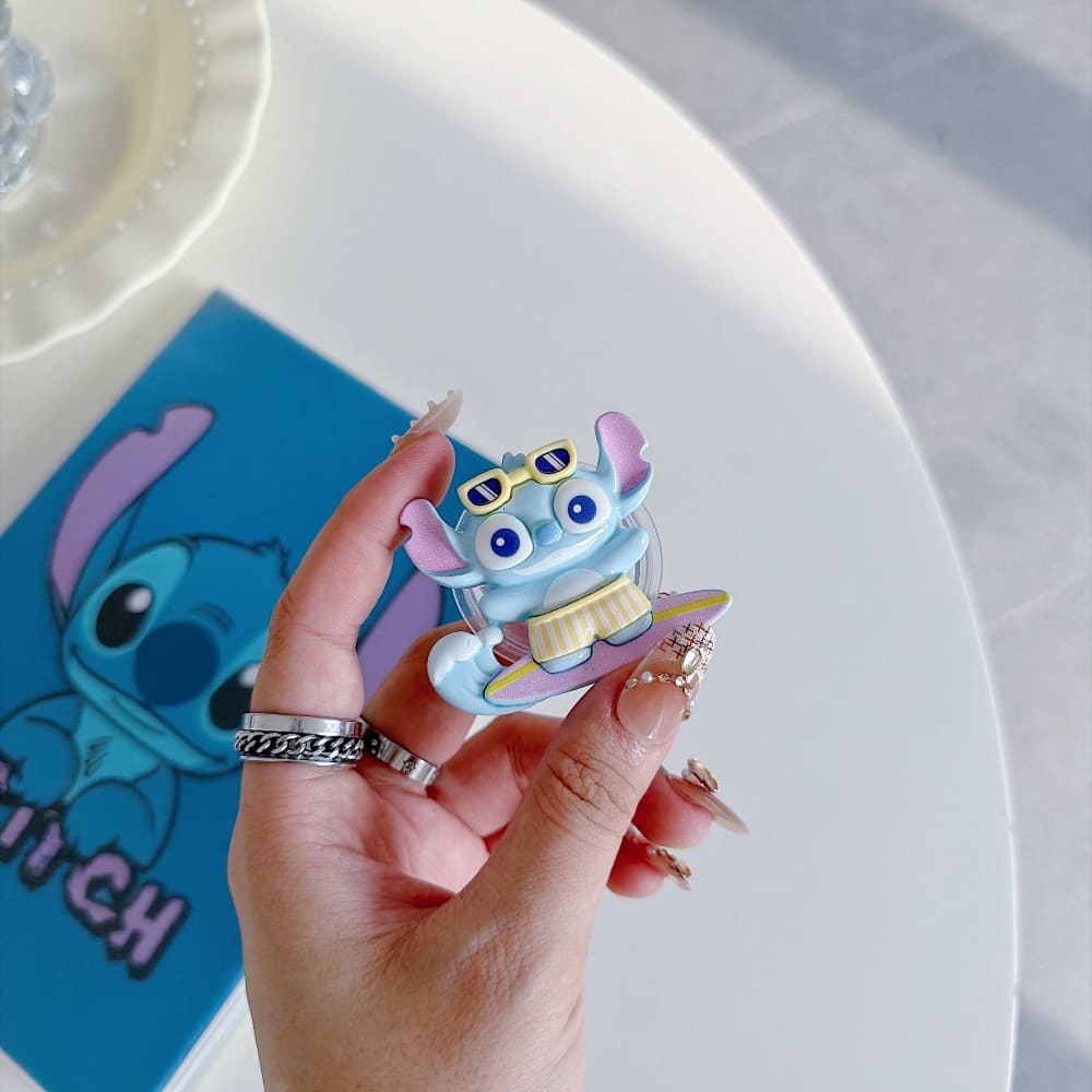Stitchy Snap Character Mobile Grip Phone Stand