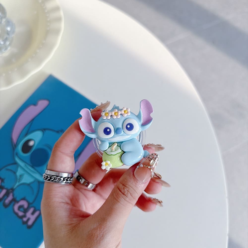 Stitchy Snap Character Mobile Grip Phone Stand