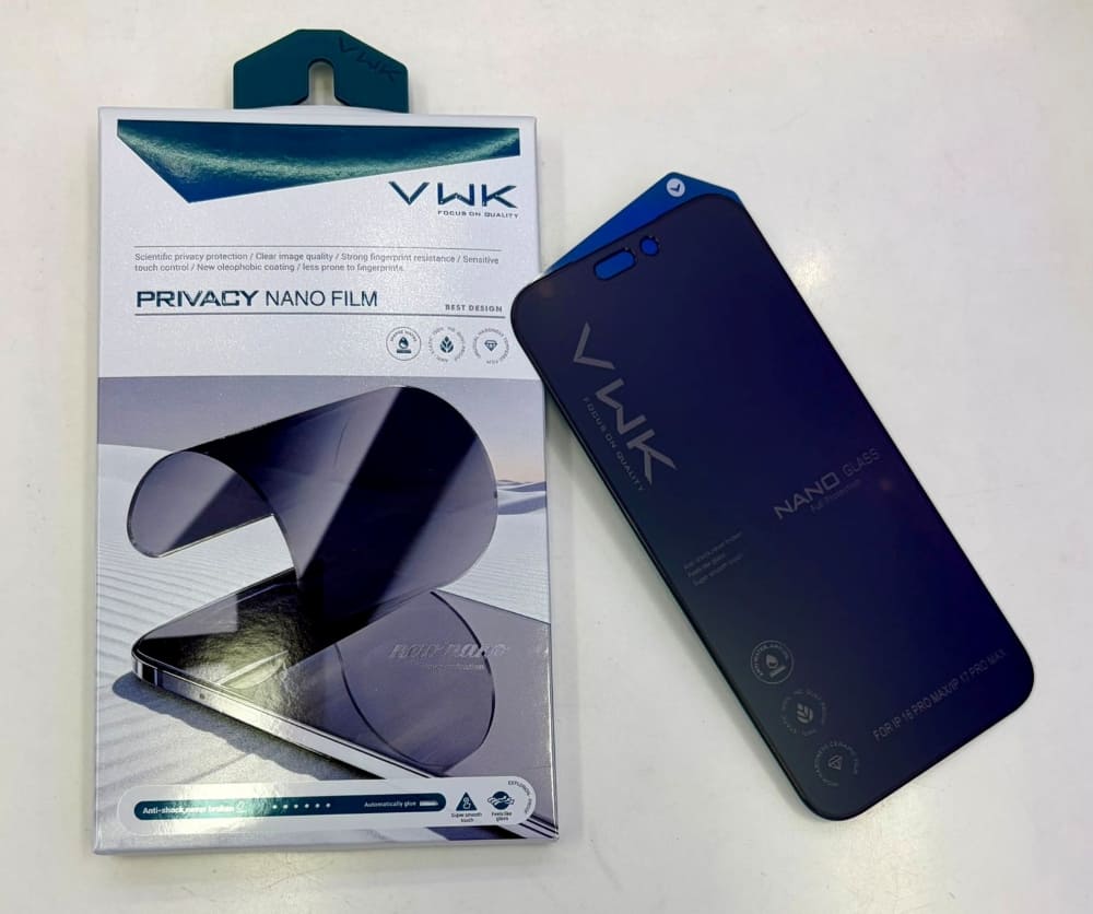 VWK Privacy Nano Matte Film Explosion Proof Tempered Glass - Samsung Series