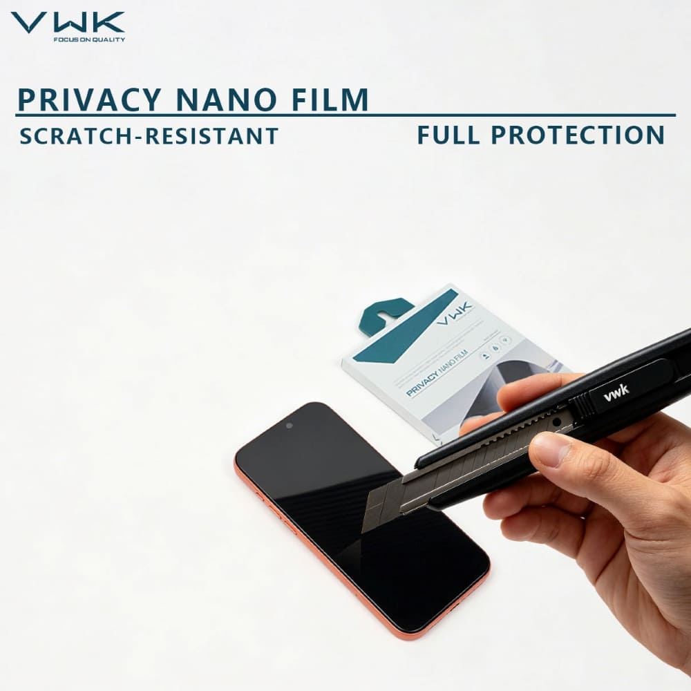 VWK Privacy Nano Matte Film Explosion Proof Tempered Glass - Samsung Series