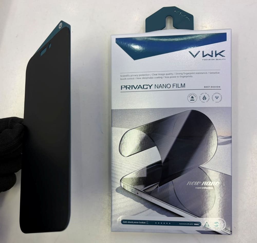 VWK Privacy Nano Matte Film Explosion Proof Tempered Glass - Samsung Series