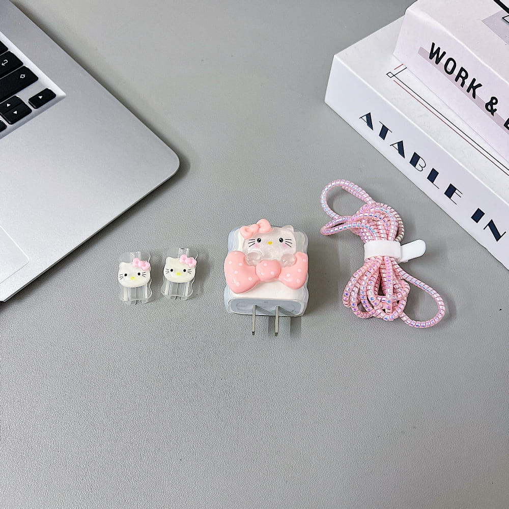 3D Cute Cartoon Doll Charger Case