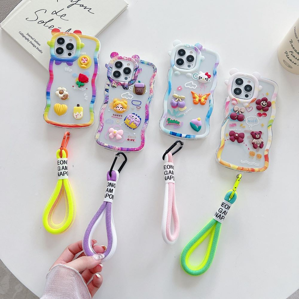 3D Toy With Printed Border Shockproof TPU(Soft) Case - iPhone 13 Pro