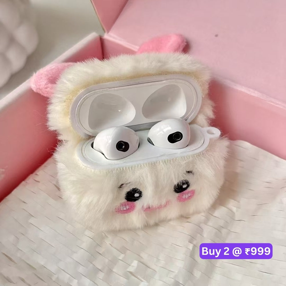 Fuzzy Fluffy Warm Fur Protective AirPods Pro | AirPods Pro 2 Case