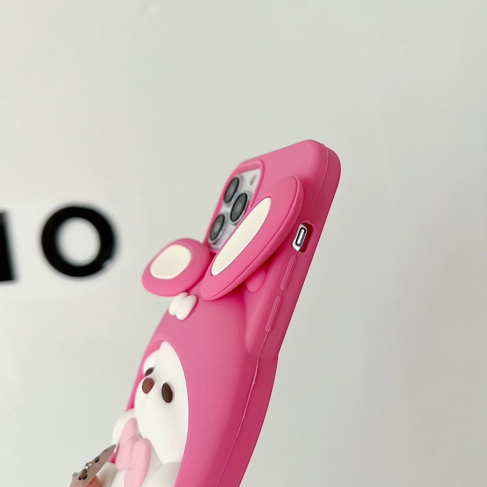 Anti-Slip Bunny TPU (Soft) Silicone Phone Case - iPhone 13 Pro