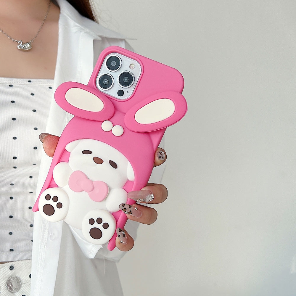 Anti-Slip Bunny TPU (Soft) Silicone Phone Case - iPhone 14