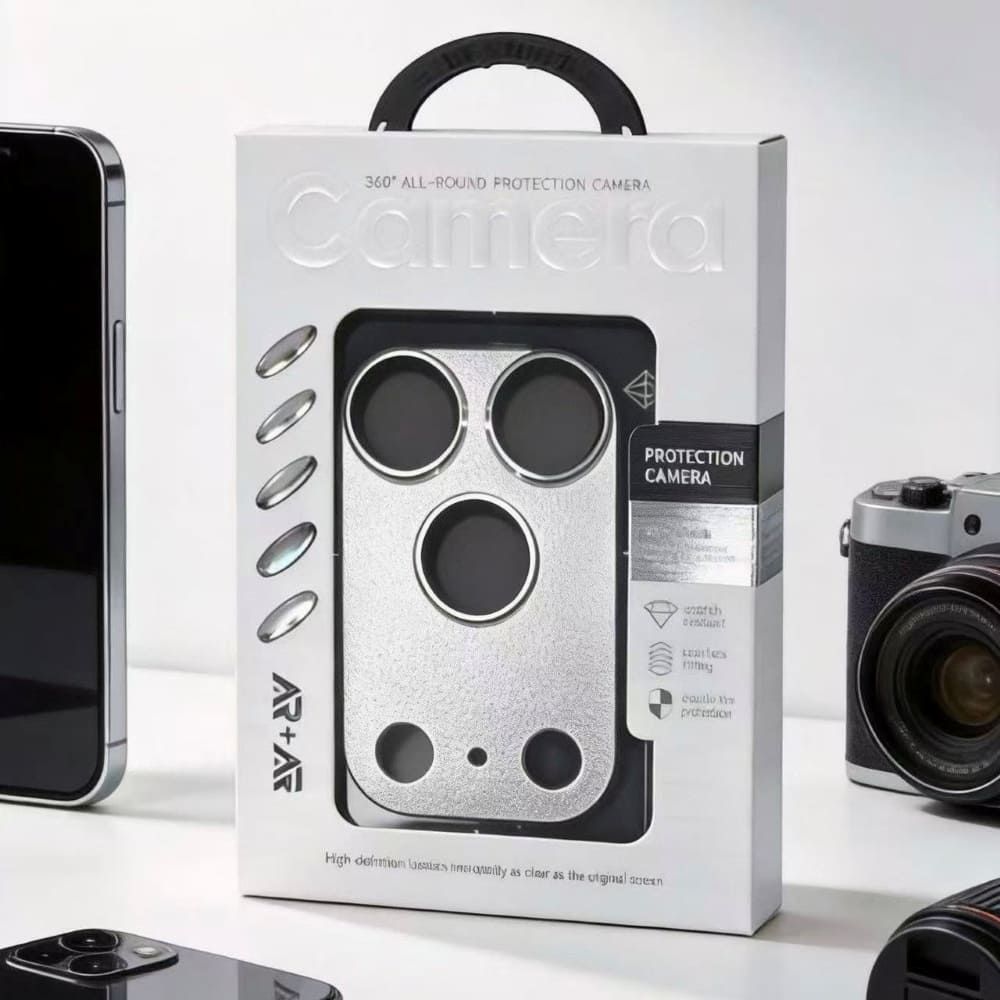 Anti Reflection Matte Metal Armor Camera Lens Protector Film - Samsung Series