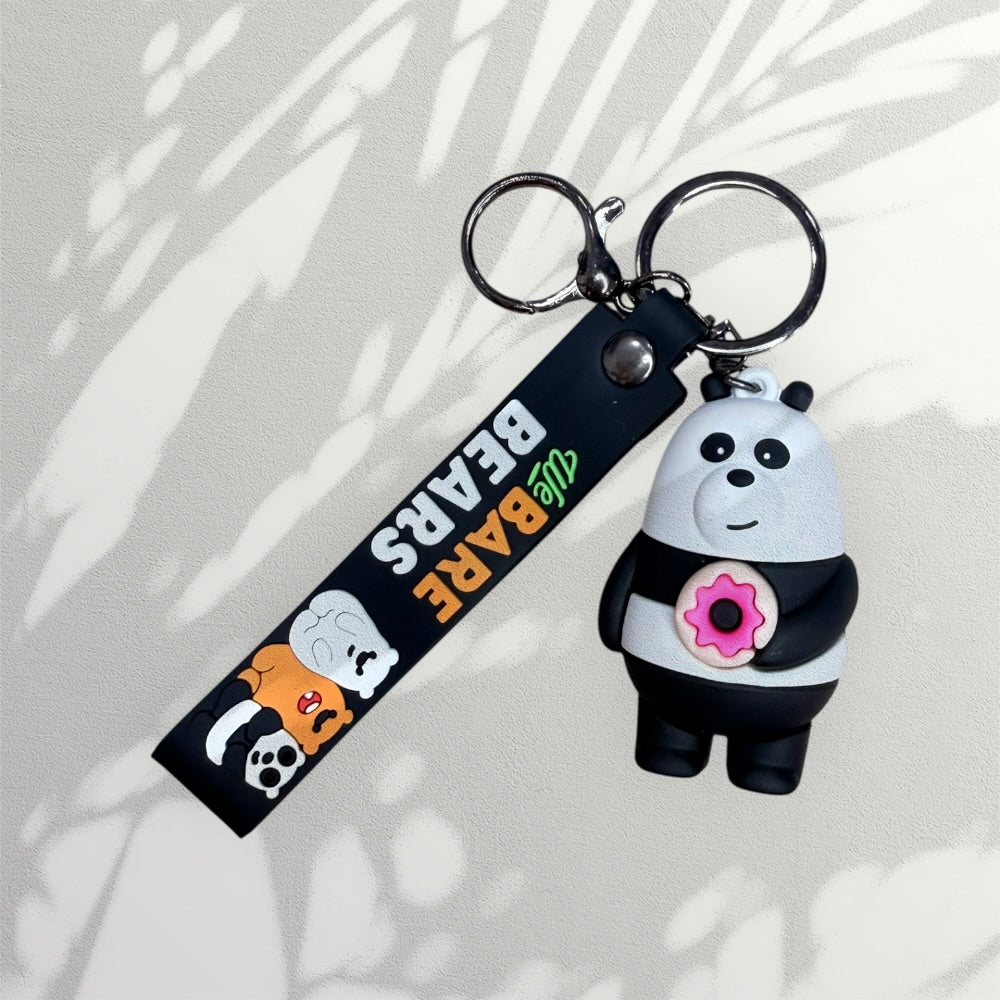 Bare Bears Keychain | Handbag Charm | Phone Charm