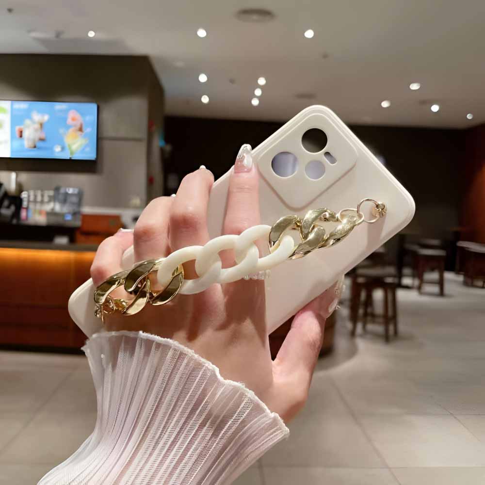 Bracelet Strap Camera Protection Color TPU Phone Case - Vivo Y93