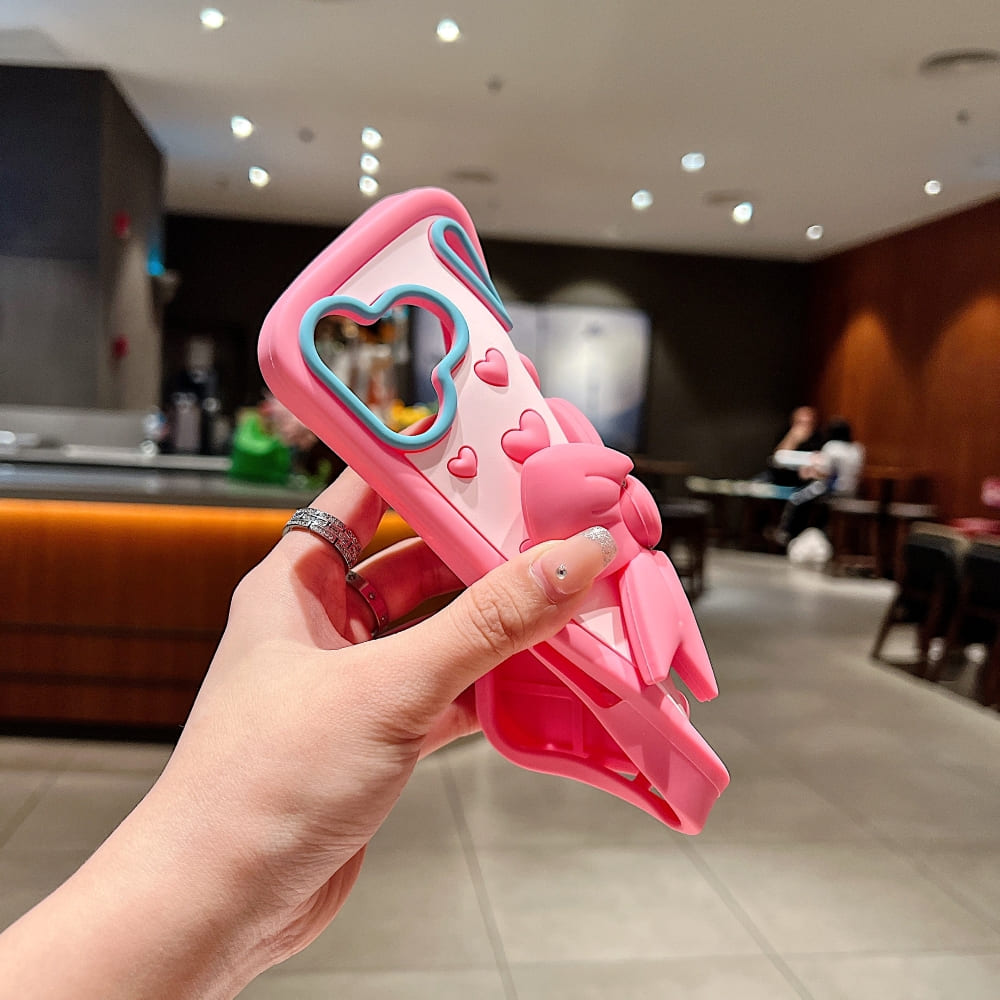 Bubblegum Bow Pop Silicone Phone Case