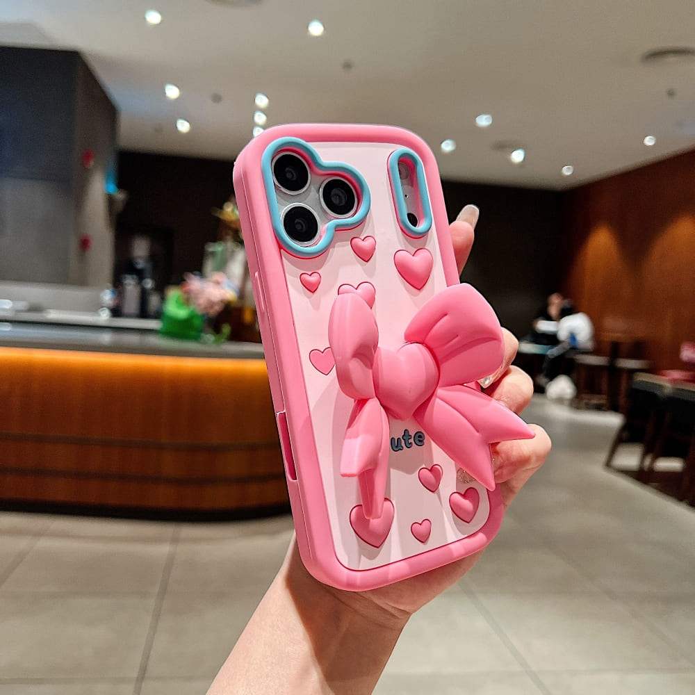 Bubblegum Bow Pop Silicone Phone Case