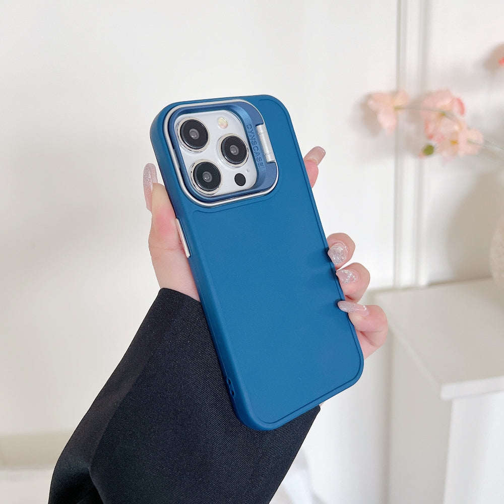 Camera Stand Color TPU (Soft) Phone Case - Vivo V29 Pro