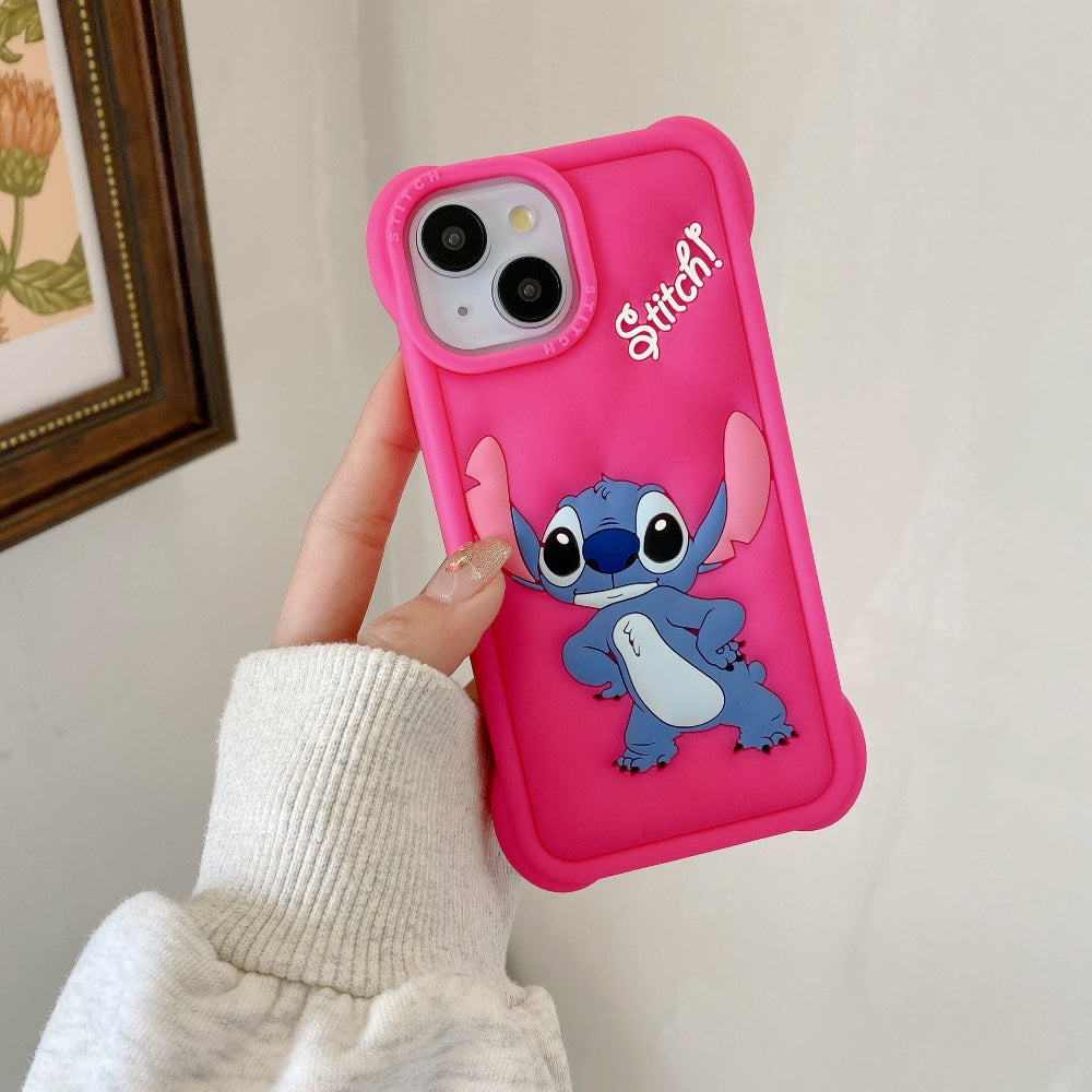 3D Fun Cartoon Silicone Soft Protective Phone Case - iPhone 14 Pro Max