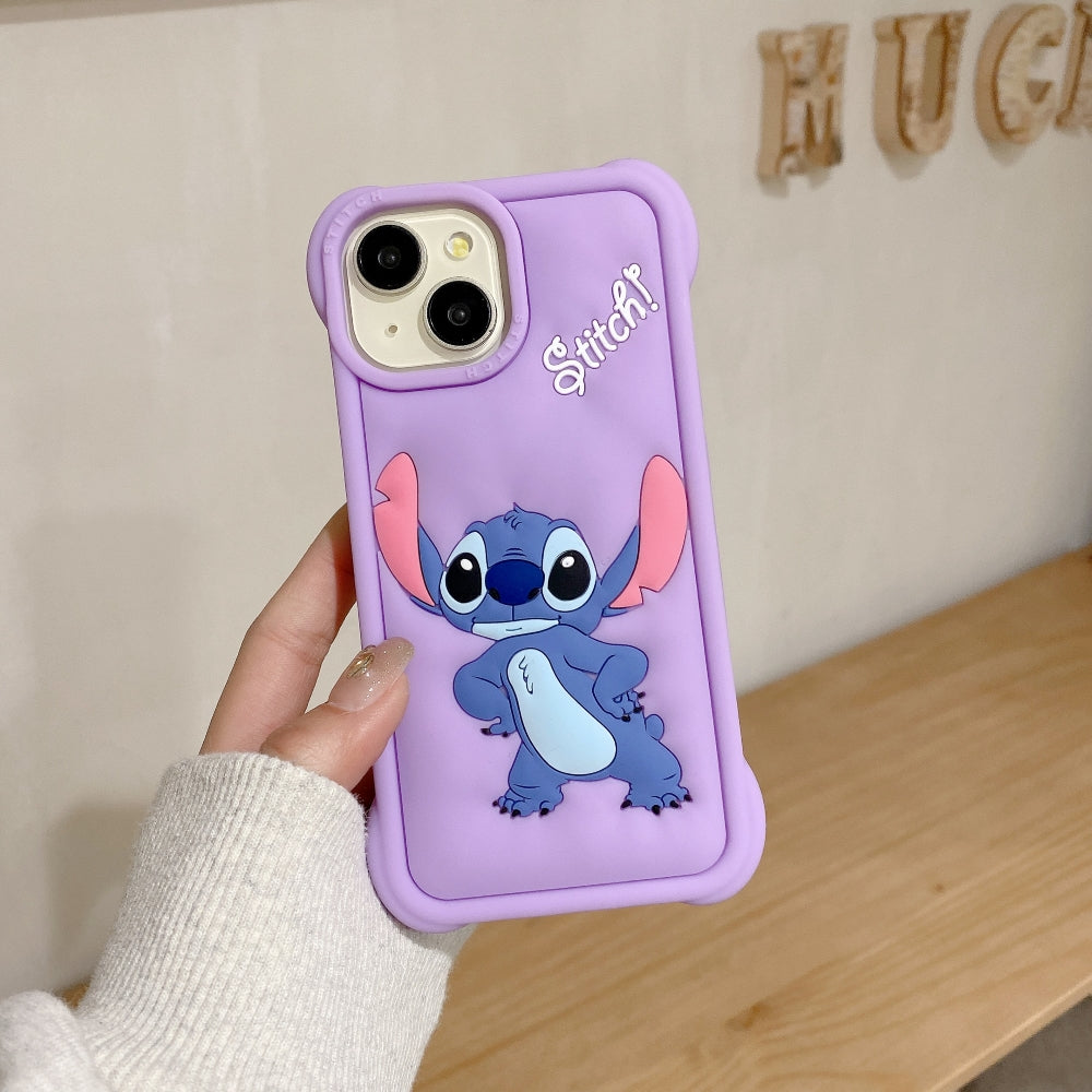 3D Fun Cartoon Silicone Soft Protective Phone Case - iPhone 15