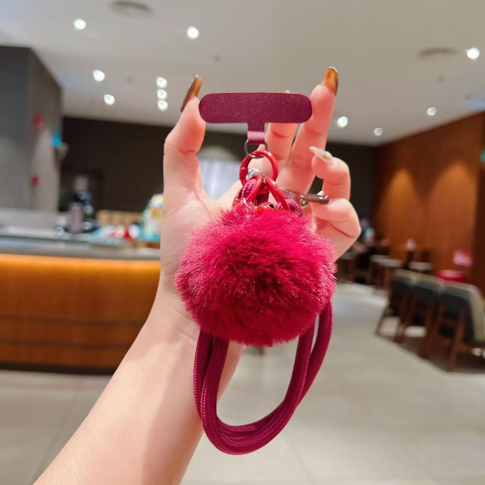 Charmi Plush Fluffy Loop Phone Charm