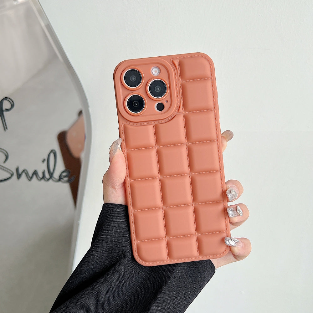 Chocolate Puffer TPU (Soft) Camera Protection Phone Case - Oppo Reno 12 Pro (5G)