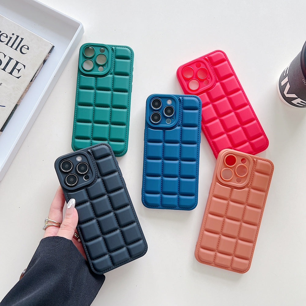 Chocolate Puffer TPU (Soft) Camera Protection Phone Case - Oppo Reno 12 Pro (5G)