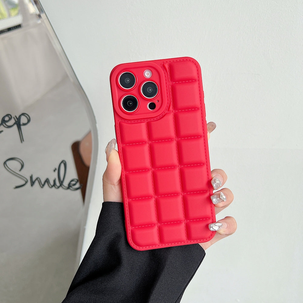 Chocolate Puffer TPU (Soft) Camera Protection Phone Case - Oppo Reno 12 Pro (5G)